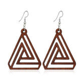 Geometric Big Dangle Earrings Charm Jewelry DS0425 - Touchy Style