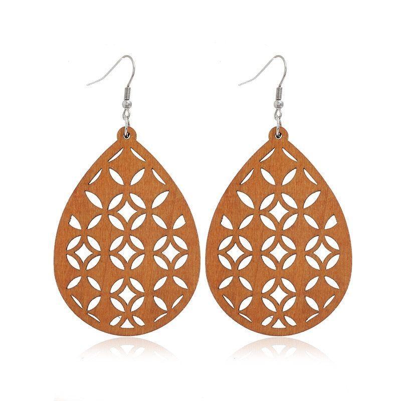 Geometric Big Dangle Earrings Charm Jewelry DS0425 - Touchy Style