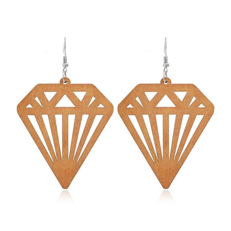 Geometric Big Dangle Earrings Charm Jewelry DS0425 - Touchy Style