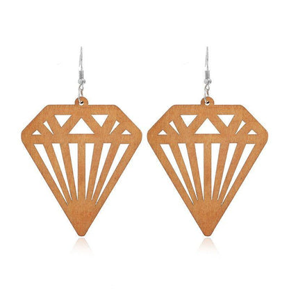 Geometric Big Dangle Earrings Charm Jewelry DS0425 - Touchy Style