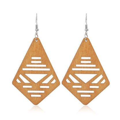 Geometric Big Dangle Earrings Charm Jewelry DS0425 - Touchy Style