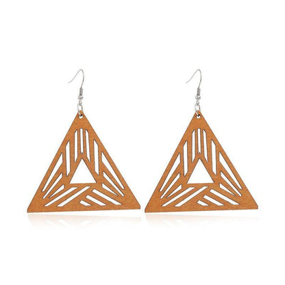 Geometric Big Dangle Earrings Charm Jewelry DS0425 - Touchy Style