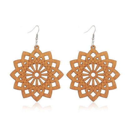 Geometric Big Dangle Earrings Charm Jewelry DS0425 - Touchy Style