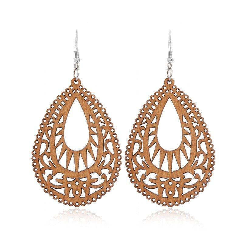 Geometric Big Dangle Earrings Charm Jewelry DS0425 - Touchy Style