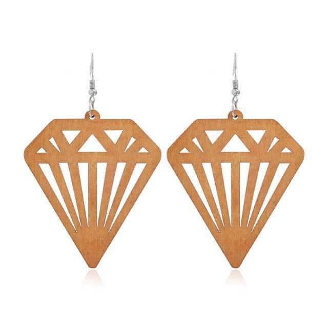 Geometric Big Dangle Earrings Charm Jewelry DS0425 - Touchy Style