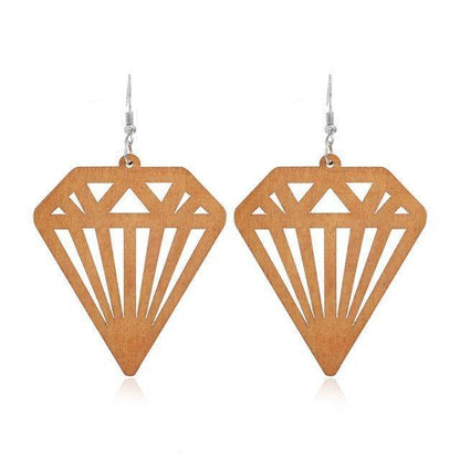 Geometric Big Dangle Earrings Charm Jewelry DS0425 - Touchy Style