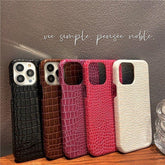 Glossy Leather Soft Cute Phone Cases For iPhone 14 11 12 13 Pro Max 7 8 Plus Xr X Xs SE 2 - Touchy Style