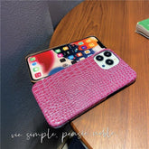 Glossy Leather Soft Cute Phone Cases For iPhone 14 11 12 13 Pro Max 7 8 Plus Xr X Xs SE 2 - Touchy Style