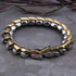 Golden Silver Ouroboros Fashion Stainless Steel Bracelets Charm Jewelry BCJNVS32 For Men&