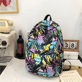 Graffiti Flowers College Fashion Cool Backpacks JN57 Schoolbag - Touchy Style .