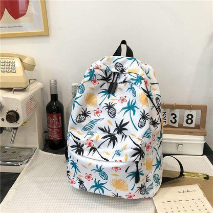 Graffiti Pineapple Palms College Fashion Cool Backpacks JN56 Schoolbag - Touchy Style