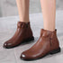 Handmade Leather Ankle Boots GCSV13 - Soft Women&