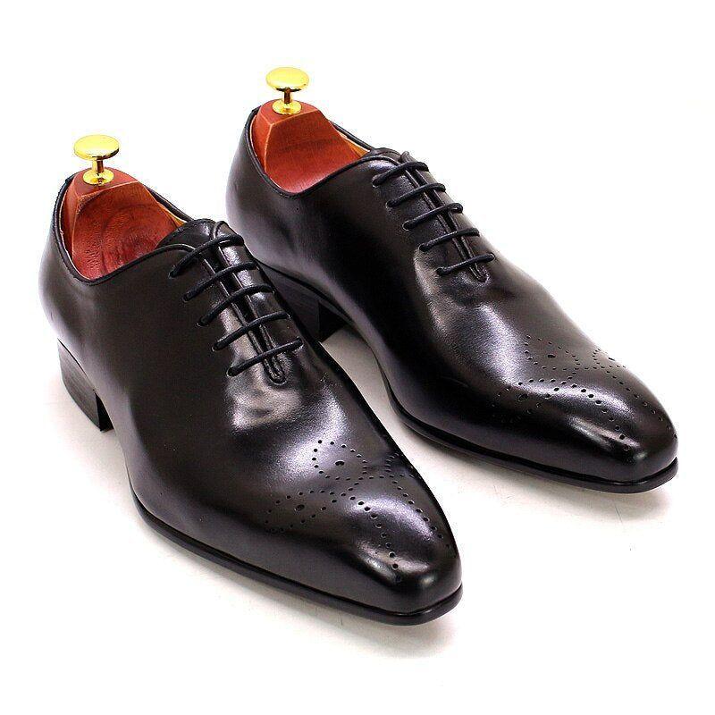 Handmade Oxfords Leather Men Shoes Fashion Casual Formal Business Dress Shoes MCSCOS12 - Touchy Style