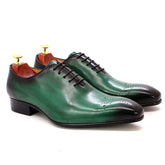 Handmade Oxfords Leather Men Shoes Fashion Casual Formal Business Dress Shoes MCSCOS12 - Touchy Style