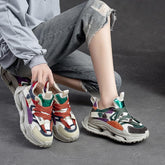 Handmade Platform Sneakers: RV225 Leather Women&