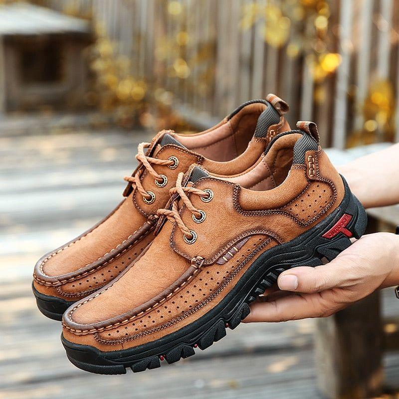 Leather fashion outdoor shoes