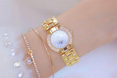 Ladies Simple Watch HMS0204 Quartz Diamond Dress Watch - Touchy Style