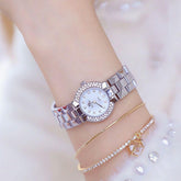 Ladies Simple Watch HMS0204 Quartz Diamond Dress Watch - Touchy Style