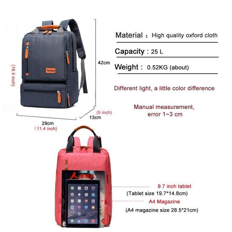 Laptop Cool Backpacks CBTBS19 Casual Light Waterproof Oxford Travel Backpack - Touchy Style