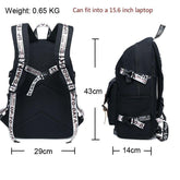 Large Capacity College School Travel Cool Backpacks For Girls OOS1240 - Touchy Style