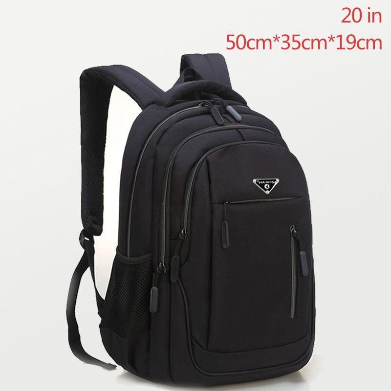 Large Capacity Cool Backpack Unisex Laptop Oxford Solid Big High School Bags UCBMOS11 - Touchy Style