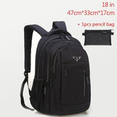 Large Capacity Cool Backpack Unisex Laptop Oxford Solid Big High School Bags UCBMOS11 - Touchy Style