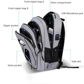 Large Capacity Cool Backpack Unisex Laptop Oxford Solid Big High School Bags UCBMOS11 - Touchy Style