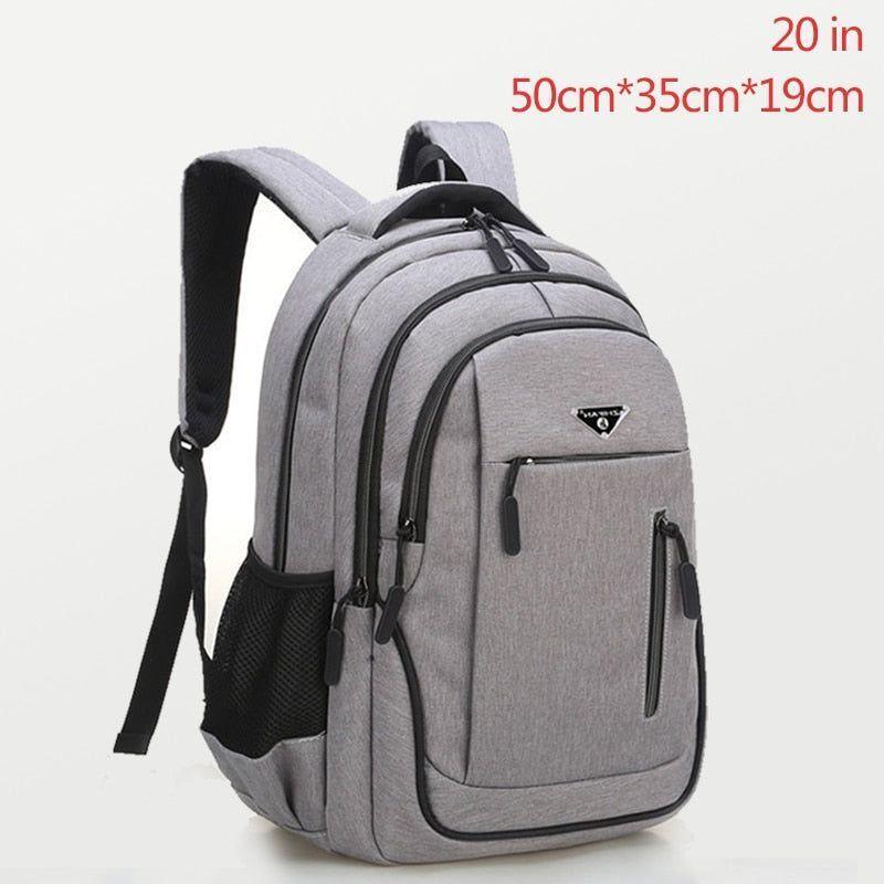 Large Capacity Cool Backpack Unisex Laptop Oxford Solid Big High School Bags UCBMOS11 - Touchy Style