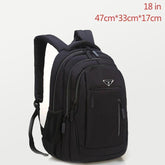 Large Capacity Cool Backpack Unisex Laptop Oxford Solid Big High School Bags UCBMOS11 - Touchy Style