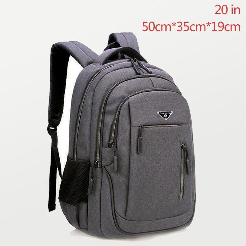 Large Capacity Cool Backpack Unisex Laptop Oxford Solid Big High School Bags UCBMOS11 - Touchy Style