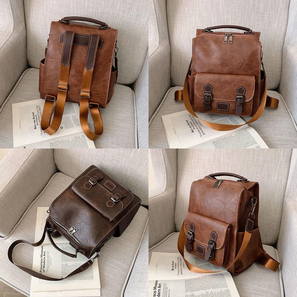 Cheap Women Backpack Fashion Vintage Bag School Bags Men High