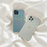 Laser Cute Phone Cases For iPhone 11 13 12 Pro Max X XS XR 7 8 Plus SE 2020 Transparent Heart - Touchy Style .