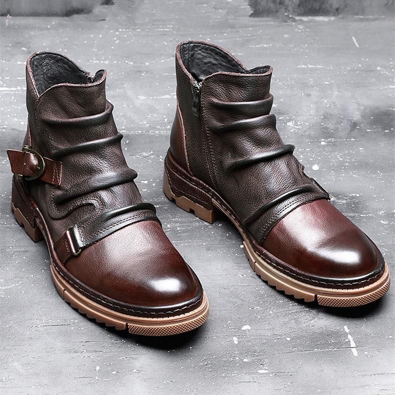 New Arrival British Style Men Fashion Casual Ankle Boots Spring