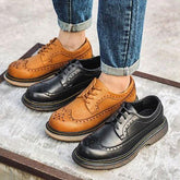 Leather Casual Shoes for Men MCSPO01: Stylish and Comfortable - Touchy Style