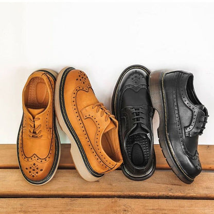 Leather Casual Shoes for Men MCSPO01: Stylish and Comfortable - Touchy Style