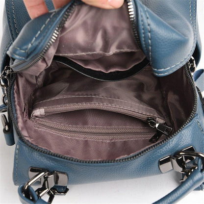 Leather Cool Backpacks GCBV53 Fashion College Shoulder Bag - Touchy Style