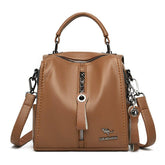 Leather Cool Backpacks GCBV53 Fashion College Shoulder Bag - Touchy Style