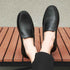 Leather Loafers Men&