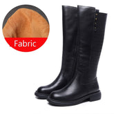 Leather Long Boots Women&