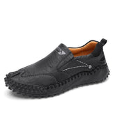 Leather Outdoor Sneakers Men&