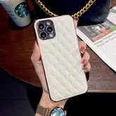 Leather Plating Cute Phone Cases For iPhone 13 12 Pro Max 7 8 Plus X XS XR 11 SE 2 2020 10 - Touchy Style