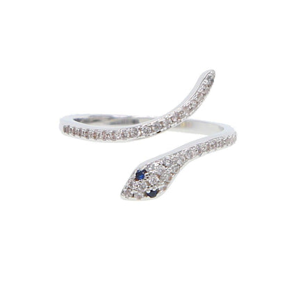 Long Simple Snake Finger Rings Charm Jewelry - Touchy Style