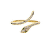 Long Simple Snake Finger Rings Charm Jewelry - Touchy Style