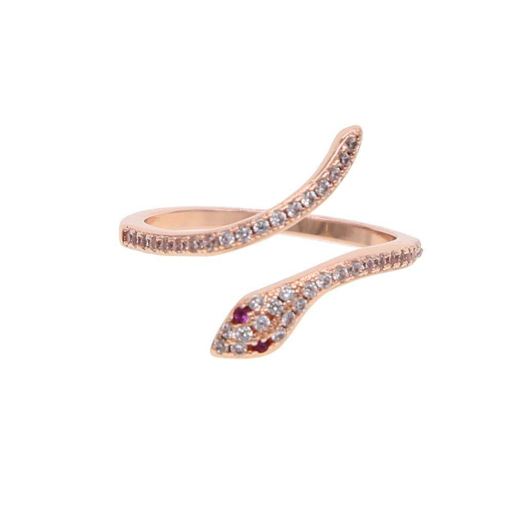 Long Simple Snake Finger Rings Charm Jewelry - Touchy Style