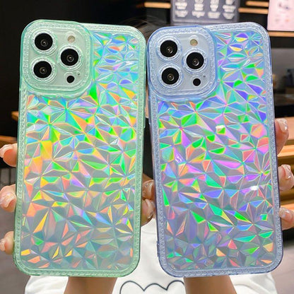 Luxury Colorful Laser Glitter Cute Phone Cases For iPhone 14 12 11 13 Pro Max X XR XS 7 8 Plus - Touchy Style