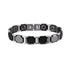 Magnetic Black Ceramic Bracelets Charm Jewelry Unisex Accessory ORB-216-01BKRG - Touchy Style