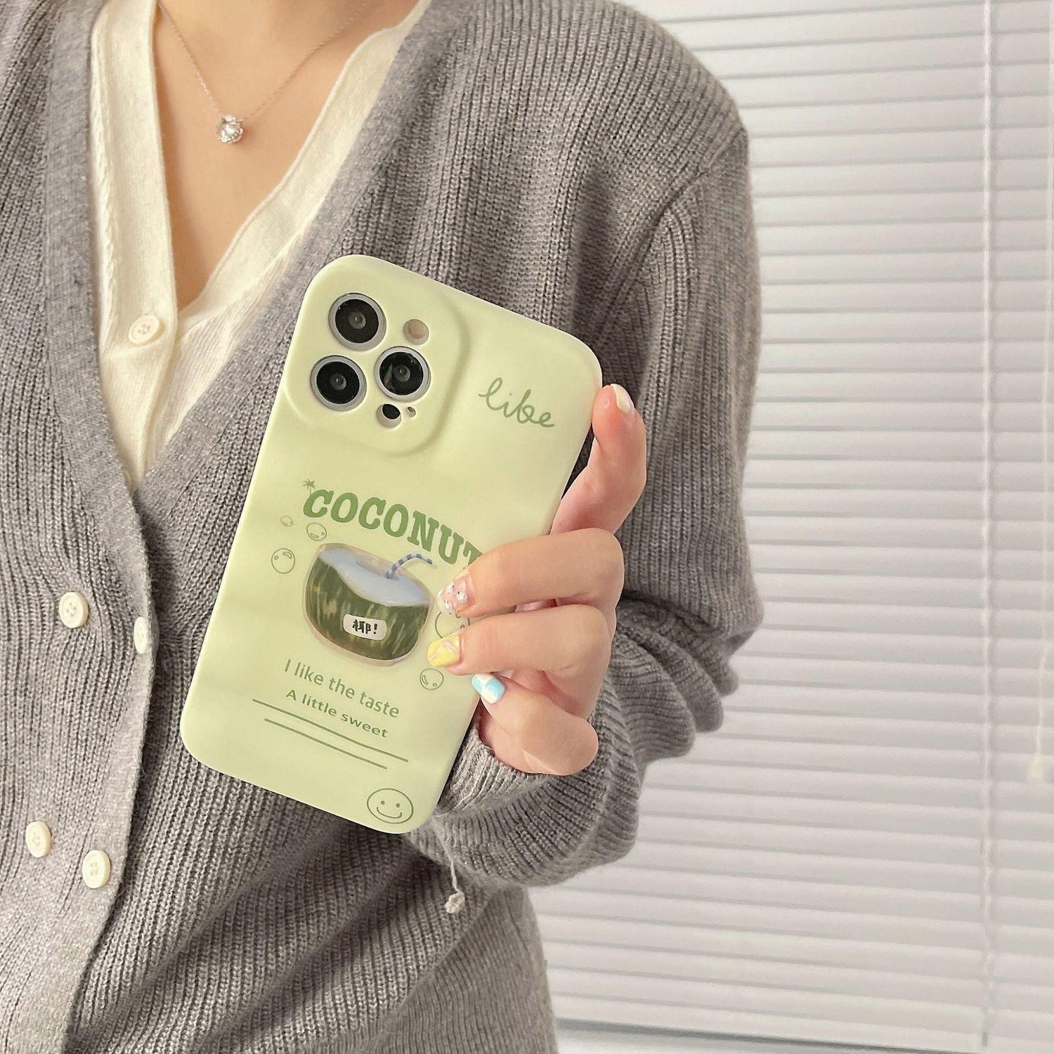 Matcha Coconut Drink Cute Phone Cases For iPhone 13 11 12 Pro Max Xs Max X XR - Touchy Style