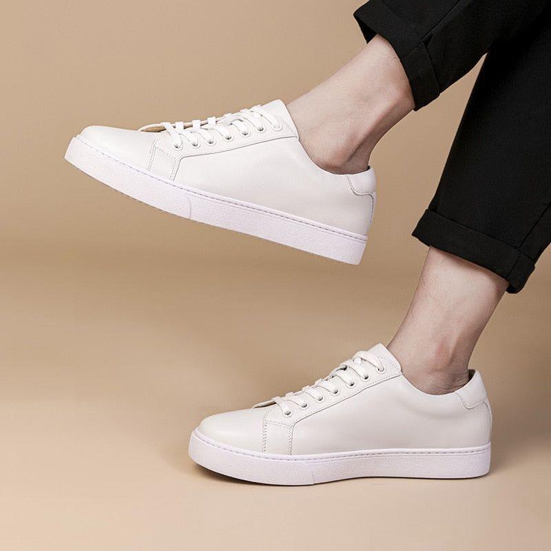 White flat cheap shoes mens