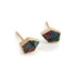 Mini Earrings Charm jewelry BS0337 Fashion Star Stud Earrings Fire Opal Stone - Touchy Style