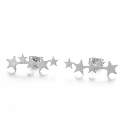 Mini Earrings Charm Jewelry Geometric Heartbeat Fashion E021723BBB - Touchy Style